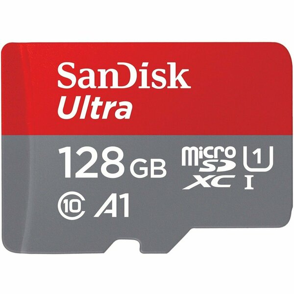 Sandisk 128GB Ultra microSD UHS I Card SDSQUA4128GAN6M